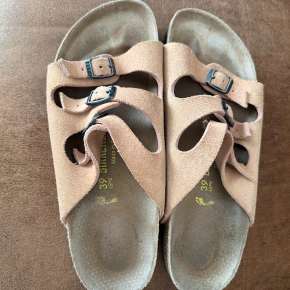 Birkenstock Women’s Florida Three Strap Sandal Size 39 - Picture 2 of 8